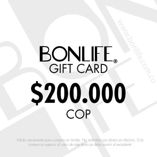 Gift Card Ecommerce $200.000  |  Bonlife