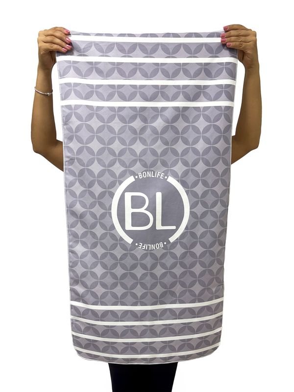 TOALLA ESTAMPADA BONLIFE GRIS CLARO - 5030